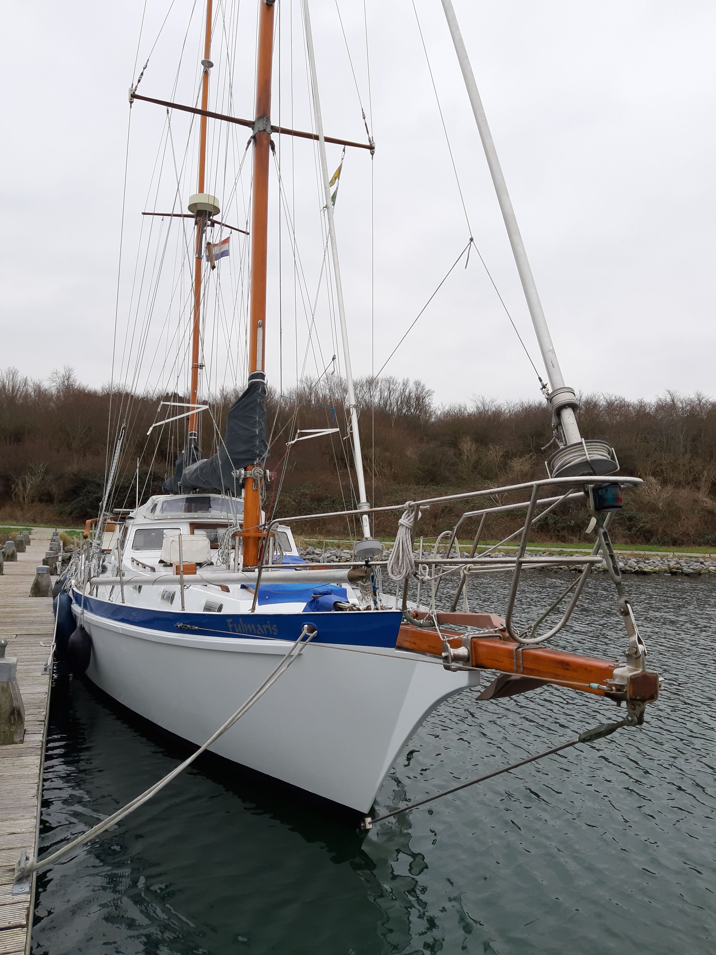 stalen zeilboot te koop